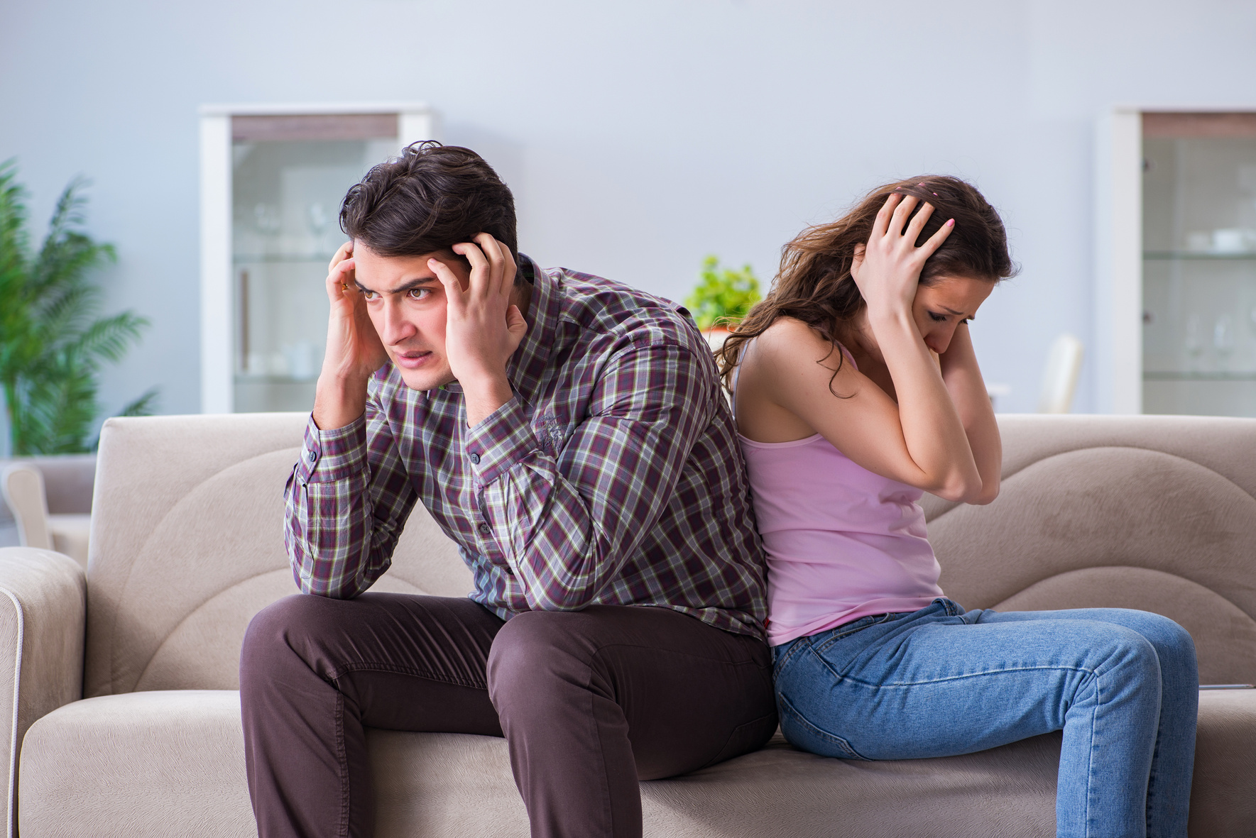 Young Family in Broken Relationship